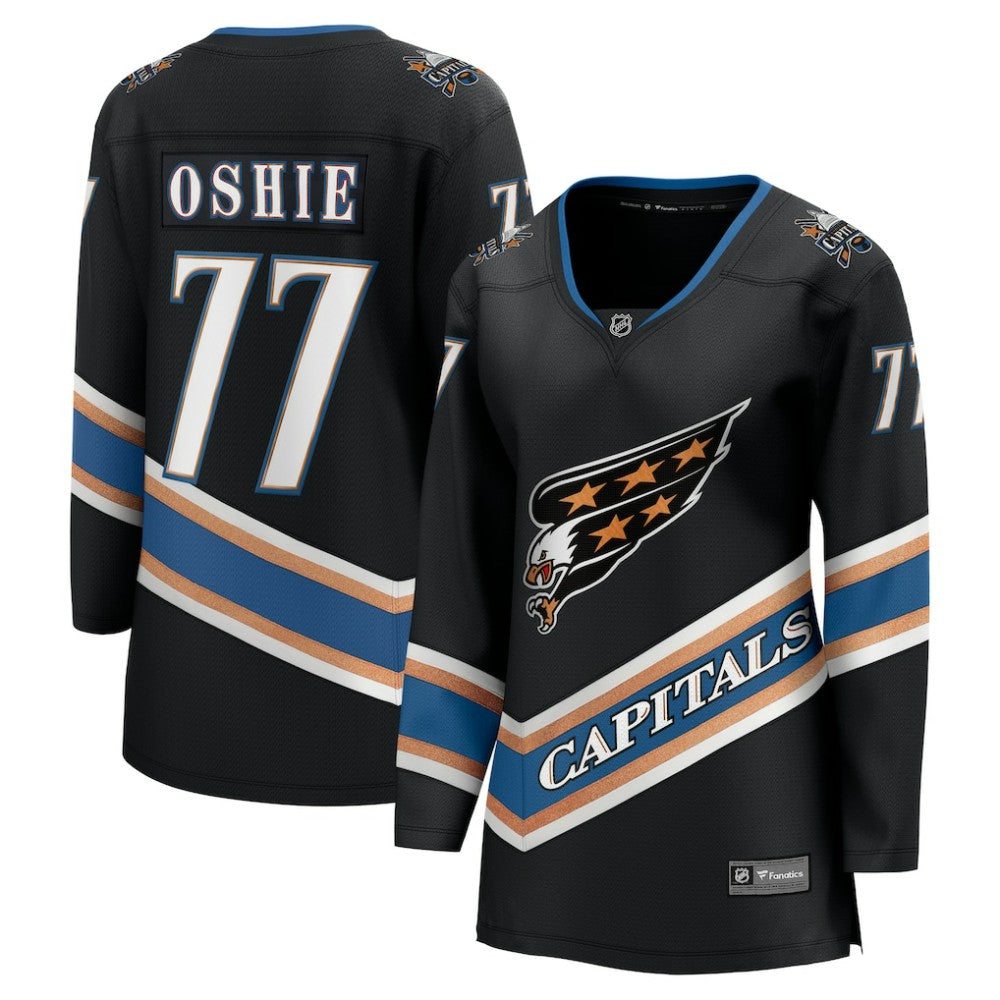 TJ Oshie Washington Capitals Fanatics Women's 50th Anniversary Breakaway Jersey For Sale