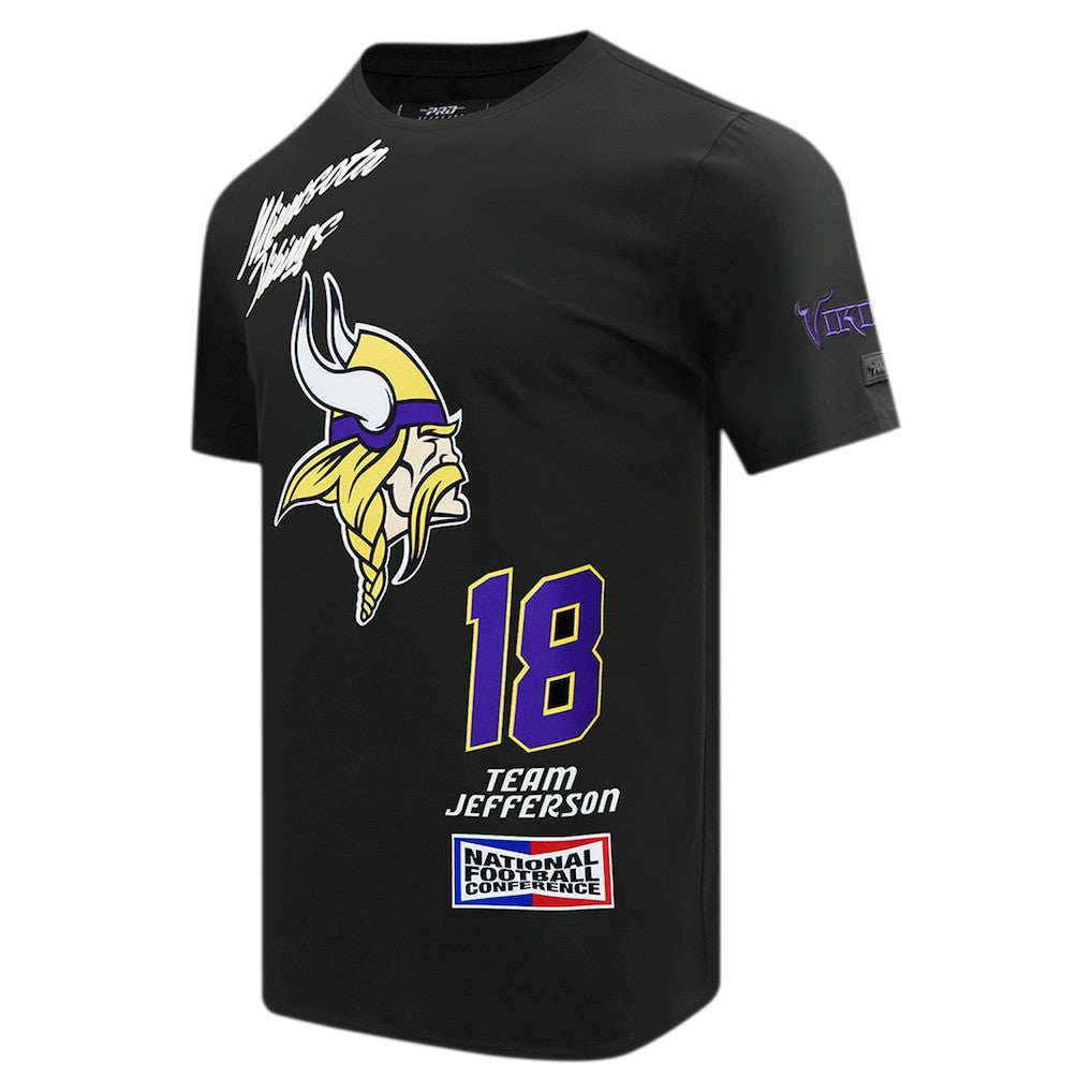 Minnesota Vikings  Justin Jefferson  Pro Standard Fast Lane Name & Number Player T-Shirt