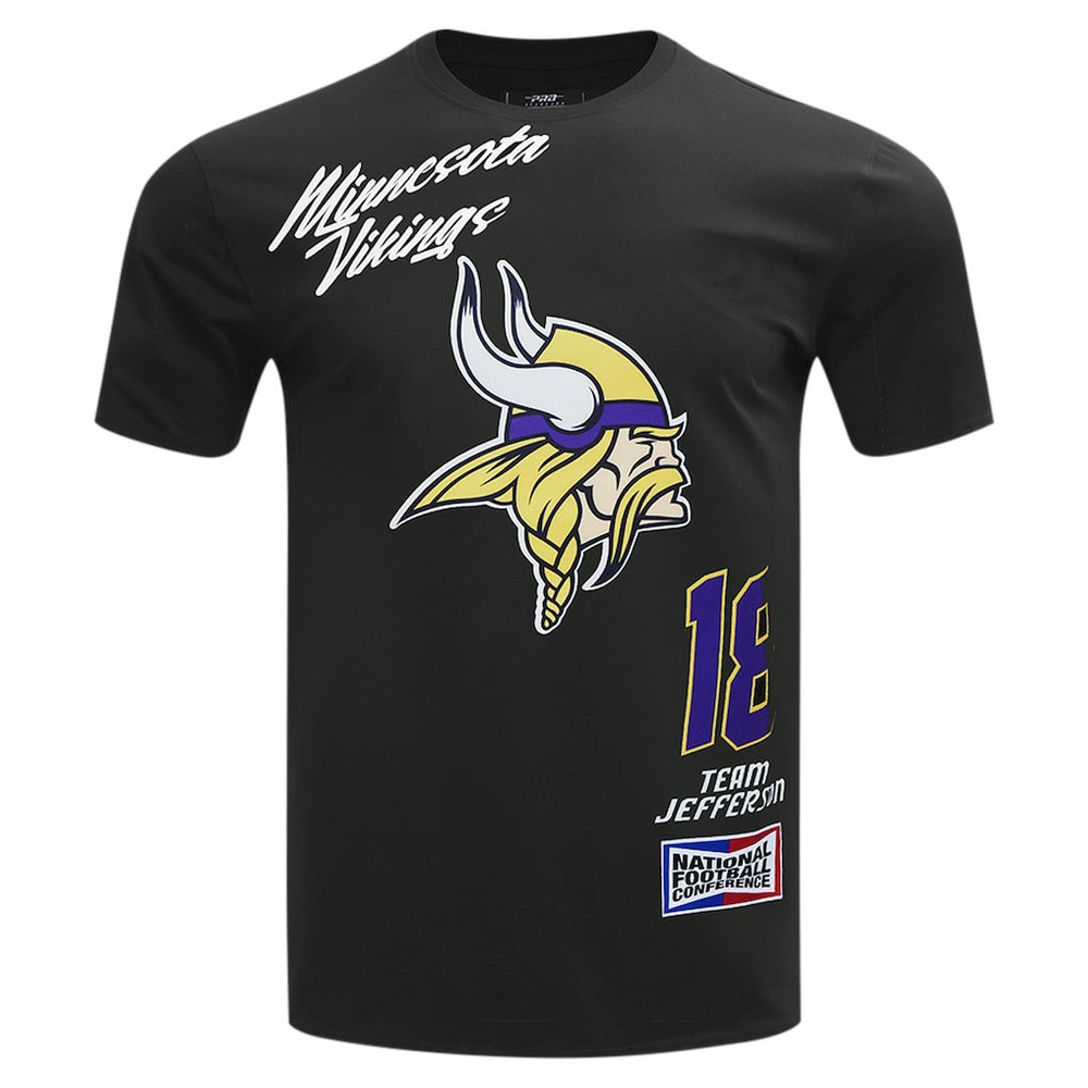 Minnesota Vikings  Justin Jefferson  Pro Standard Fast Lane Name & Number Player T-Shirt