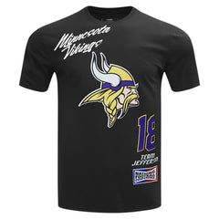 Minnesota Vikings  Justin Jefferson  Pro Standard Fast Lane Name & Number Player T-Shirt