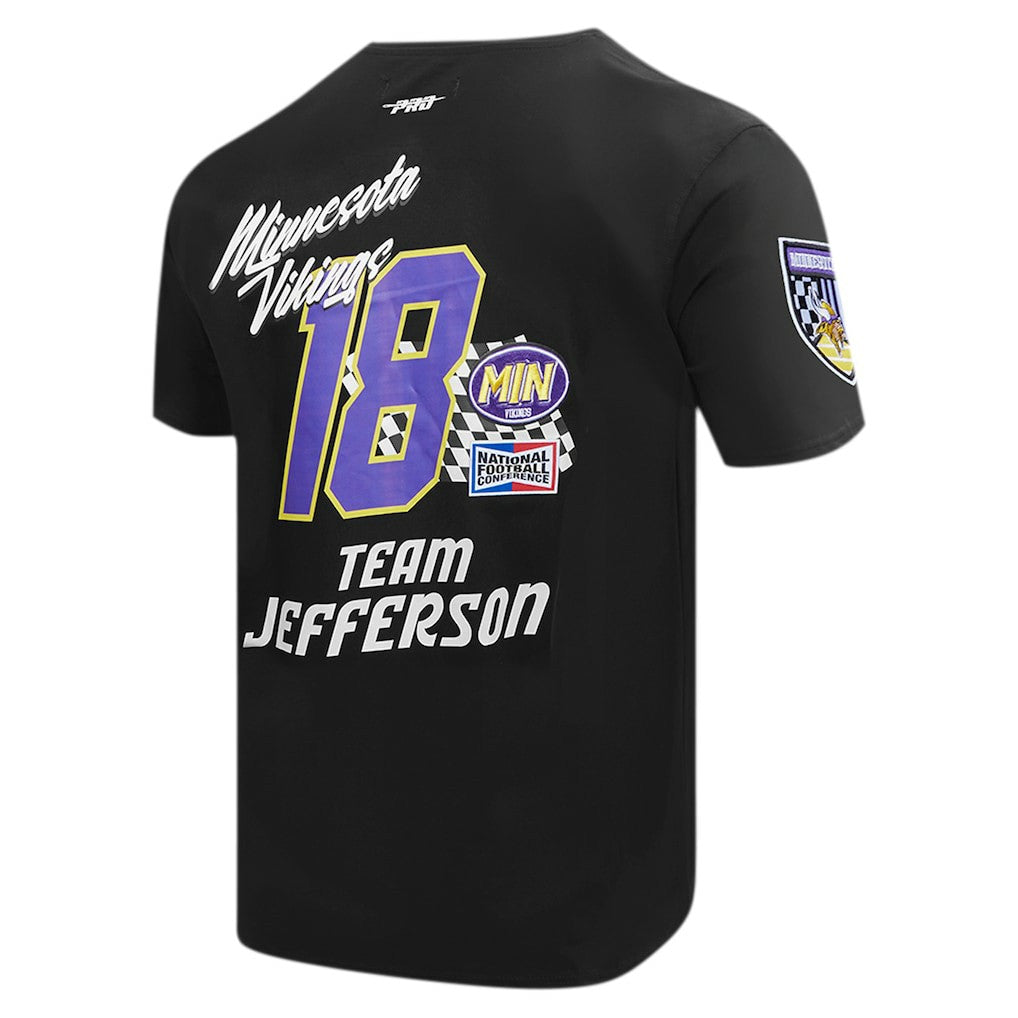 Minnesota Vikings  Justin Jefferson  Pro Standard Fast Lane Name & Number Player T-Shirt