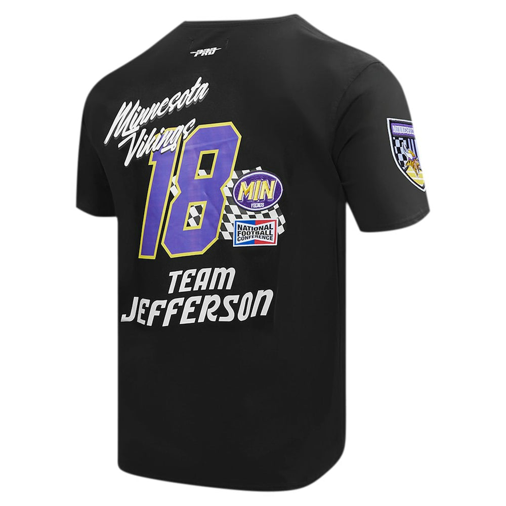 Minnesota Vikings  Justin Jefferson  Pro Standard Fast Lane Name & Number Player T-Shirt