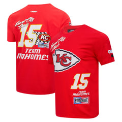 Kansas City Chiefs  Patrick Mahomes  Pro Standard Fast Lane Name & Number Player T-Shirt
