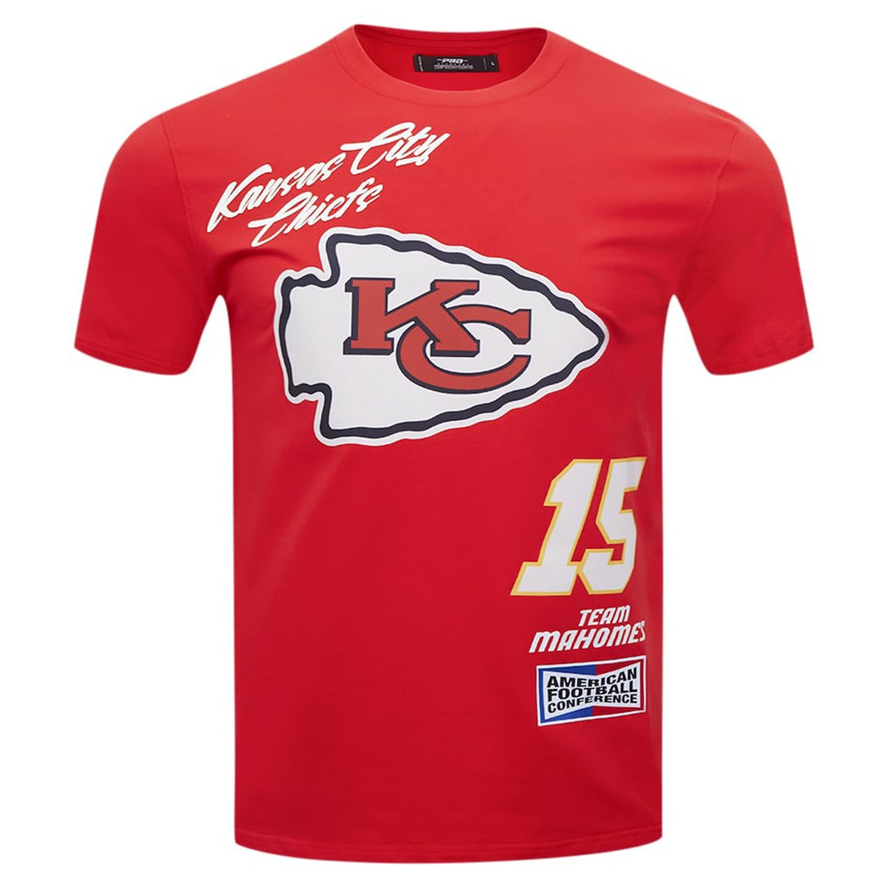 Kansas City Chiefs  Patrick Mahomes  Pro Standard Fast Lane Name & Number Player T-Shirt