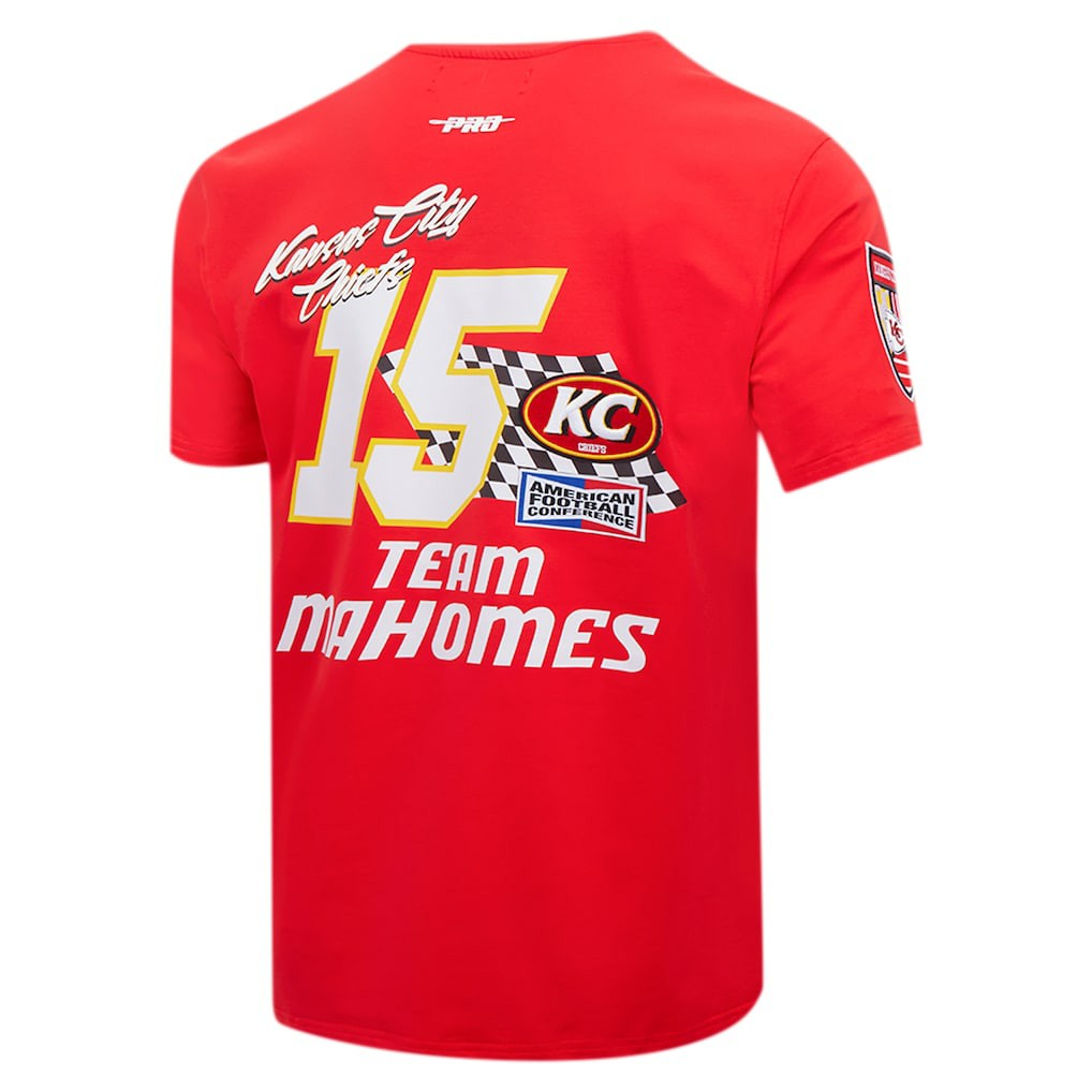 Kansas City Chiefs  Patrick Mahomes  Pro Standard Fast Lane Name & Number Player T-Shirt