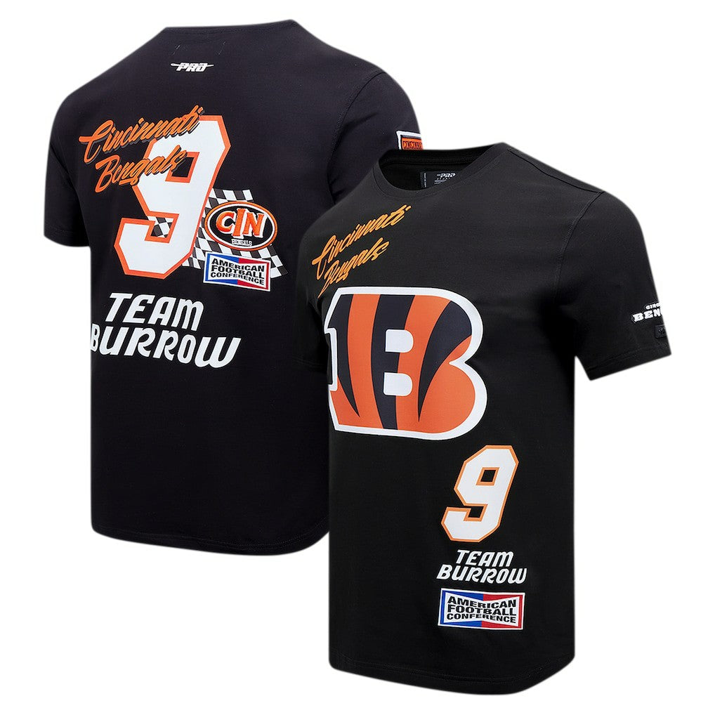 Cincinnati Bengals  Joe Burrow  Pro Standard Fast Lane Name & Number Player T-Shirt