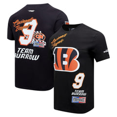 Cincinnati Bengals  Joe Burrow  Pro Standard Fast Lane Name & Number Player T-Shirt