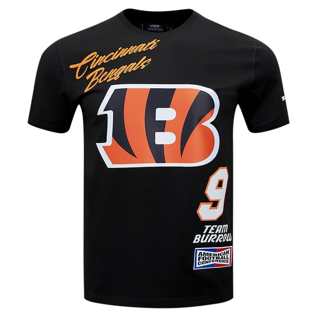 Cincinnati Bengals  Joe Burrow  Pro Standard Fast Lane Name & Number Player T-Shirt