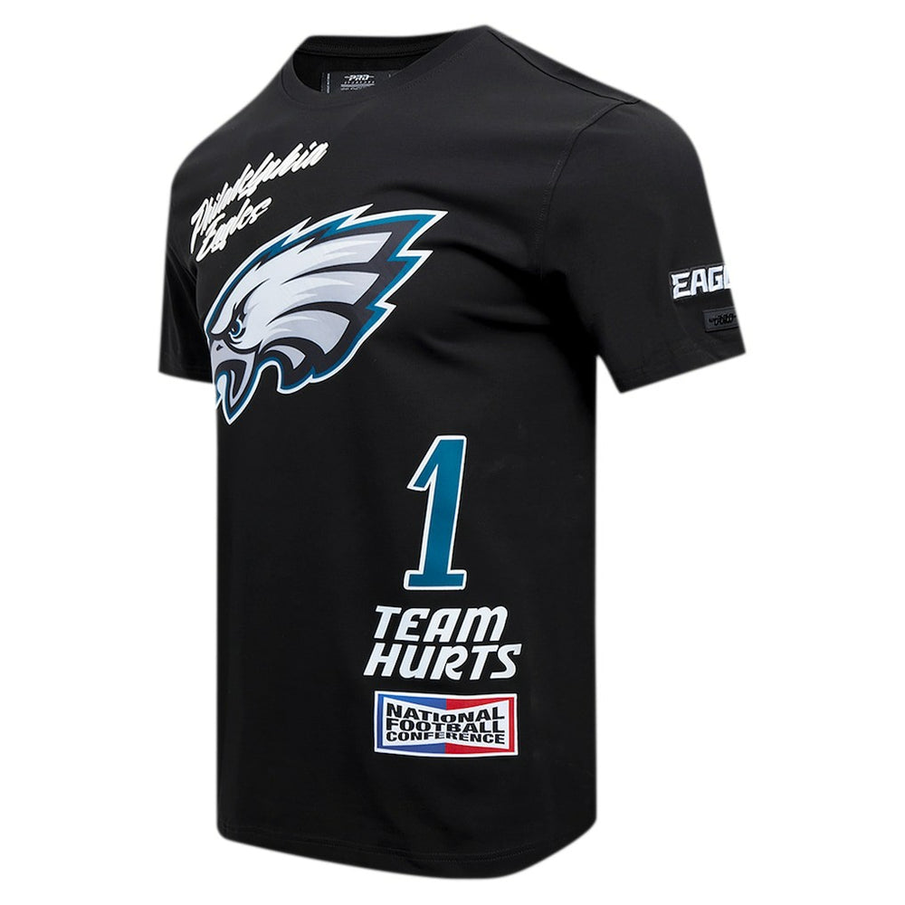 Philadelphia Eagles  Jalen Hurts  Pro Standard Fast Lane Name & Number Player T-Shirt