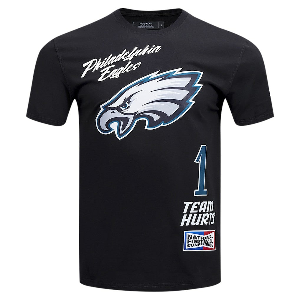 Philadelphia Eagles  Jalen Hurts  Pro Standard Fast Lane Name & Number Player T-Shirt