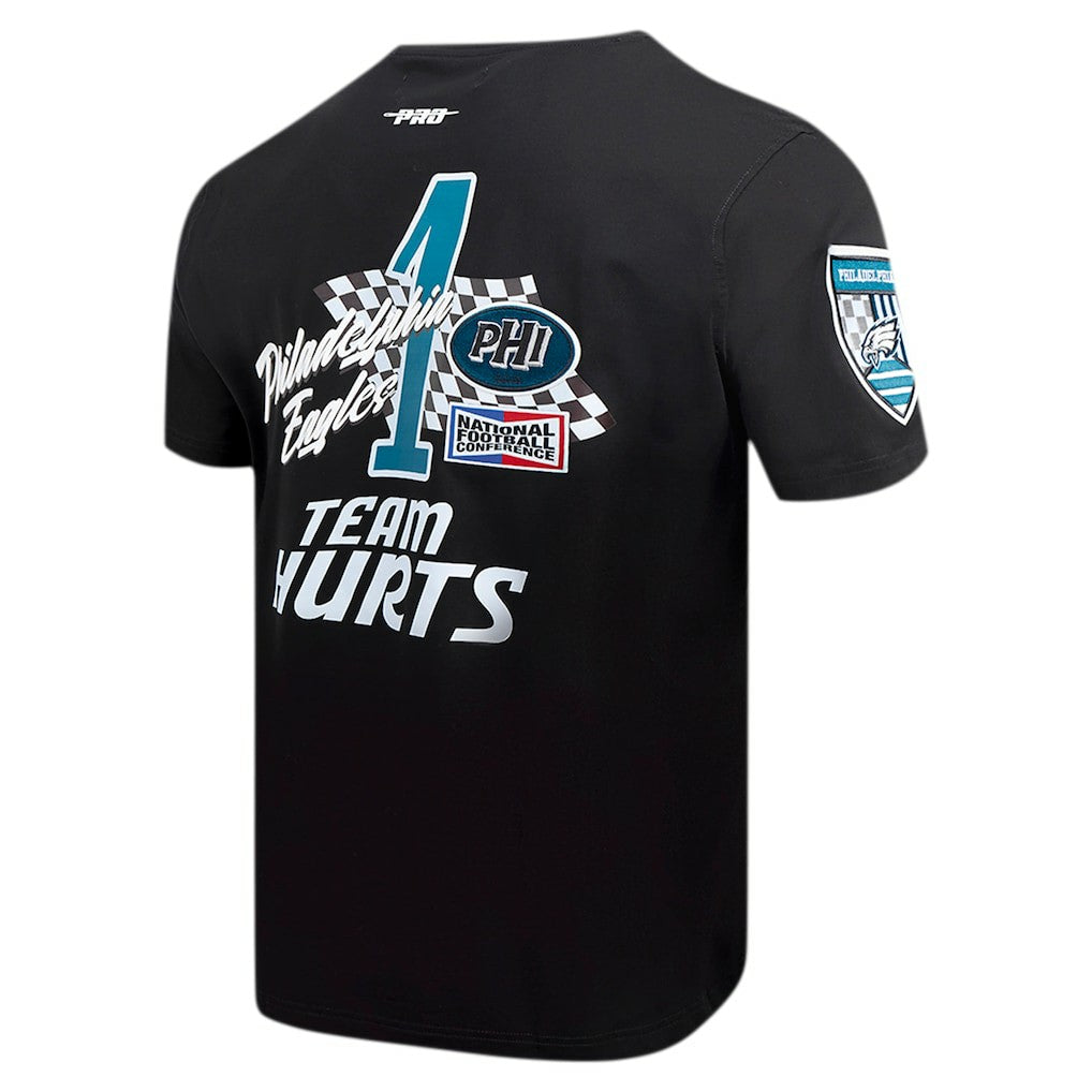 Philadelphia Eagles  Jalen Hurts  Pro Standard Fast Lane Name & Number Player T-Shirt