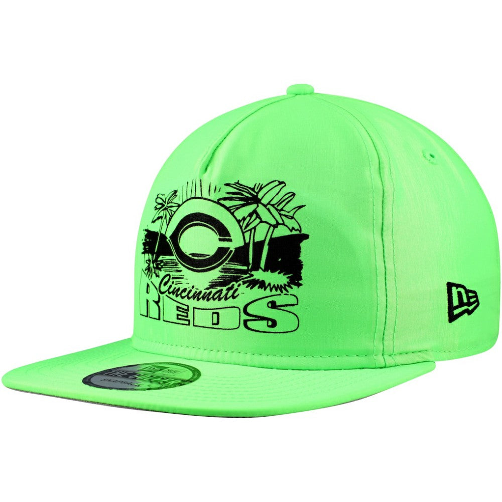 Cincinnati Reds New Era Neon Golfer Snapback Hat | MLB Discount