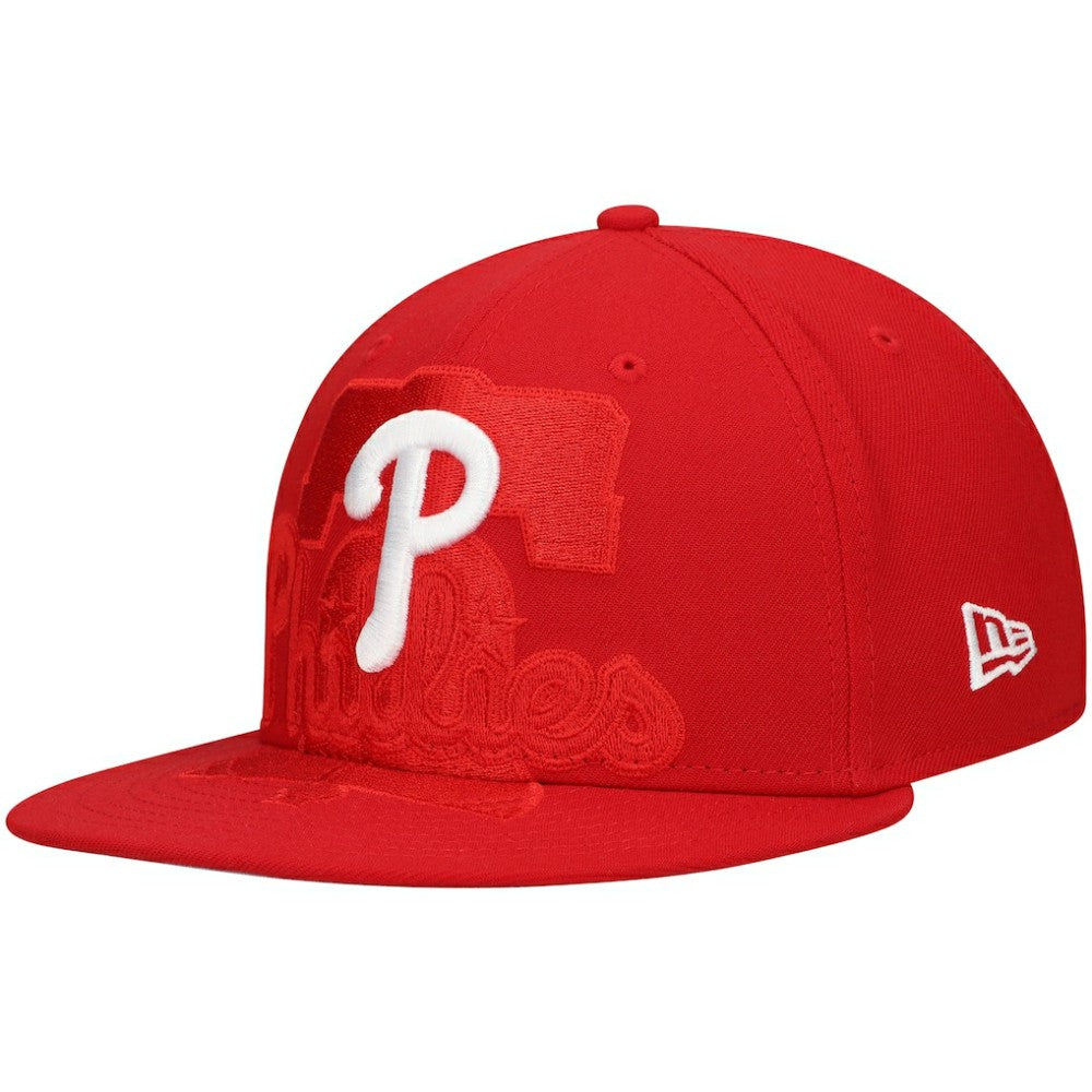 Philadelphia Phillies New Era Shadow Logo 59FIFTY Fitted Hat | MLB Near me
