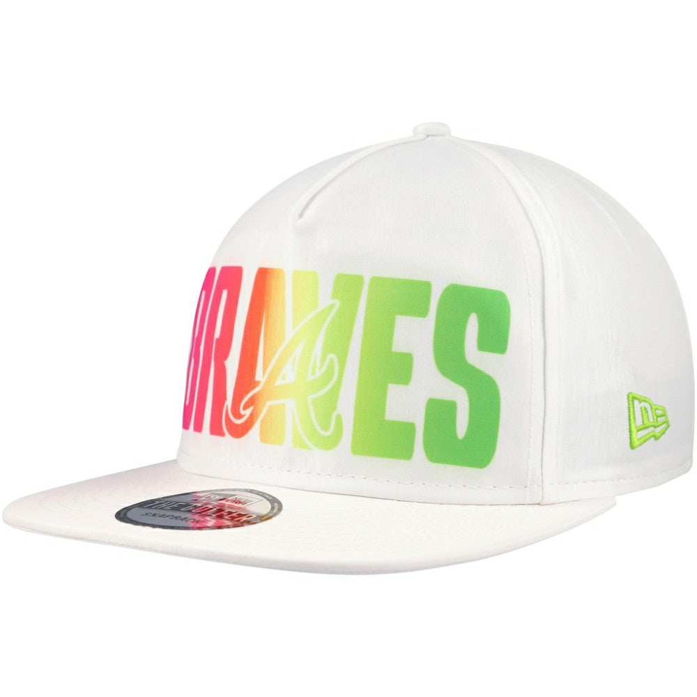 Atlanta Braves New Era Spring Spectrum Golfer Snapback Hat | MLB New
