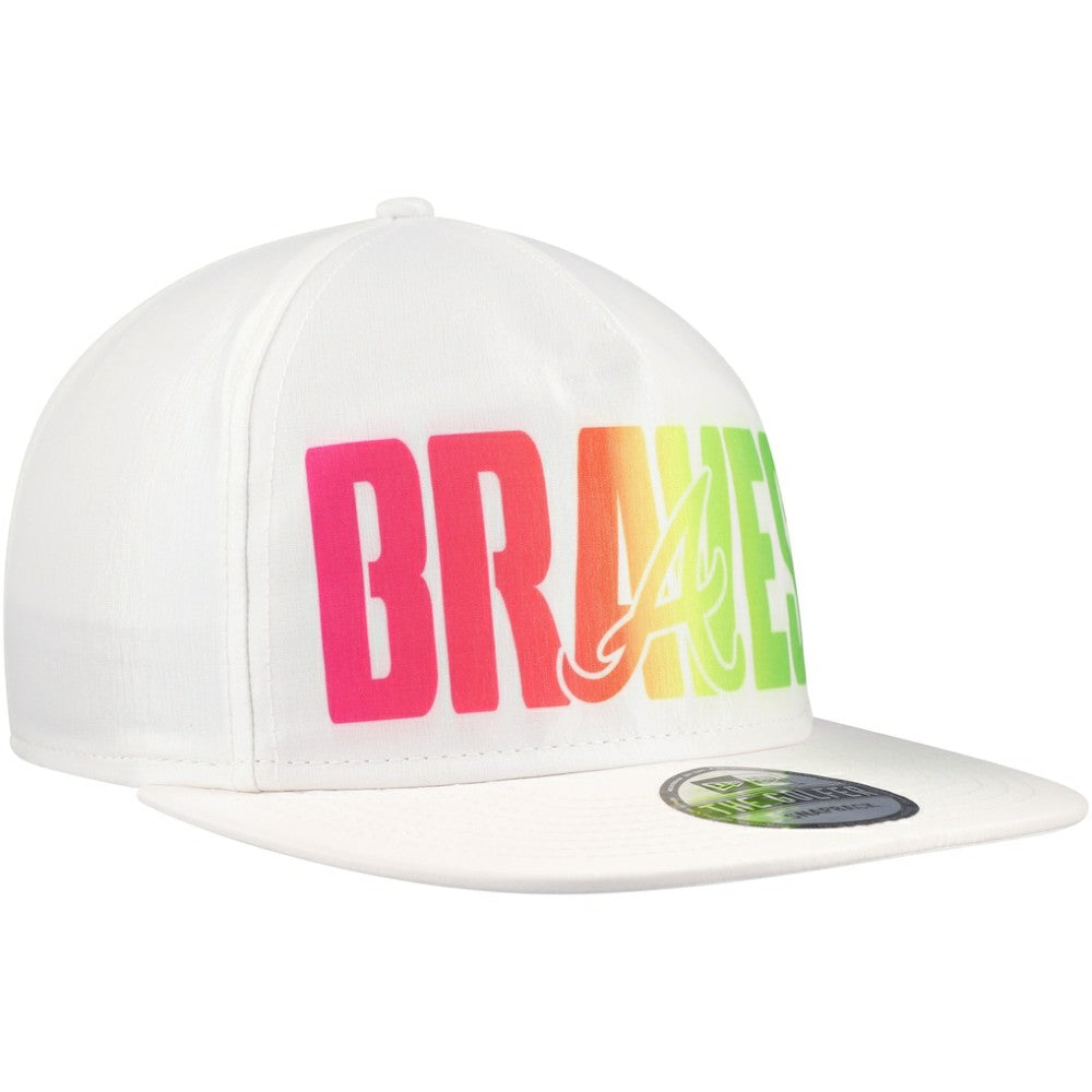 Atlanta Braves New Era Spring Spectrum Golfer Snapback Hat | MLB New