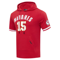 Kansas City Chiefs  Patrick Mahomes  Pro Standard Player Name & Number Hoodie T-Shirt