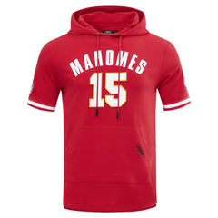 Kansas City Chiefs  Patrick Mahomes  Pro Standard Player Name & Number Hoodie T-Shirt