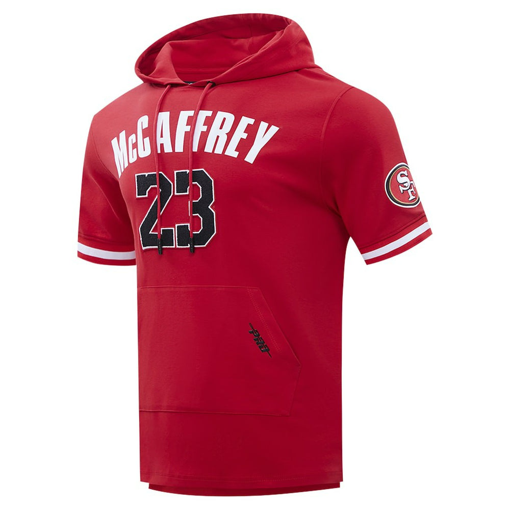 San Francisco 49ers  Christian McCaffrey  Pro Standard Player Name & Number Hoodie T-Shirt