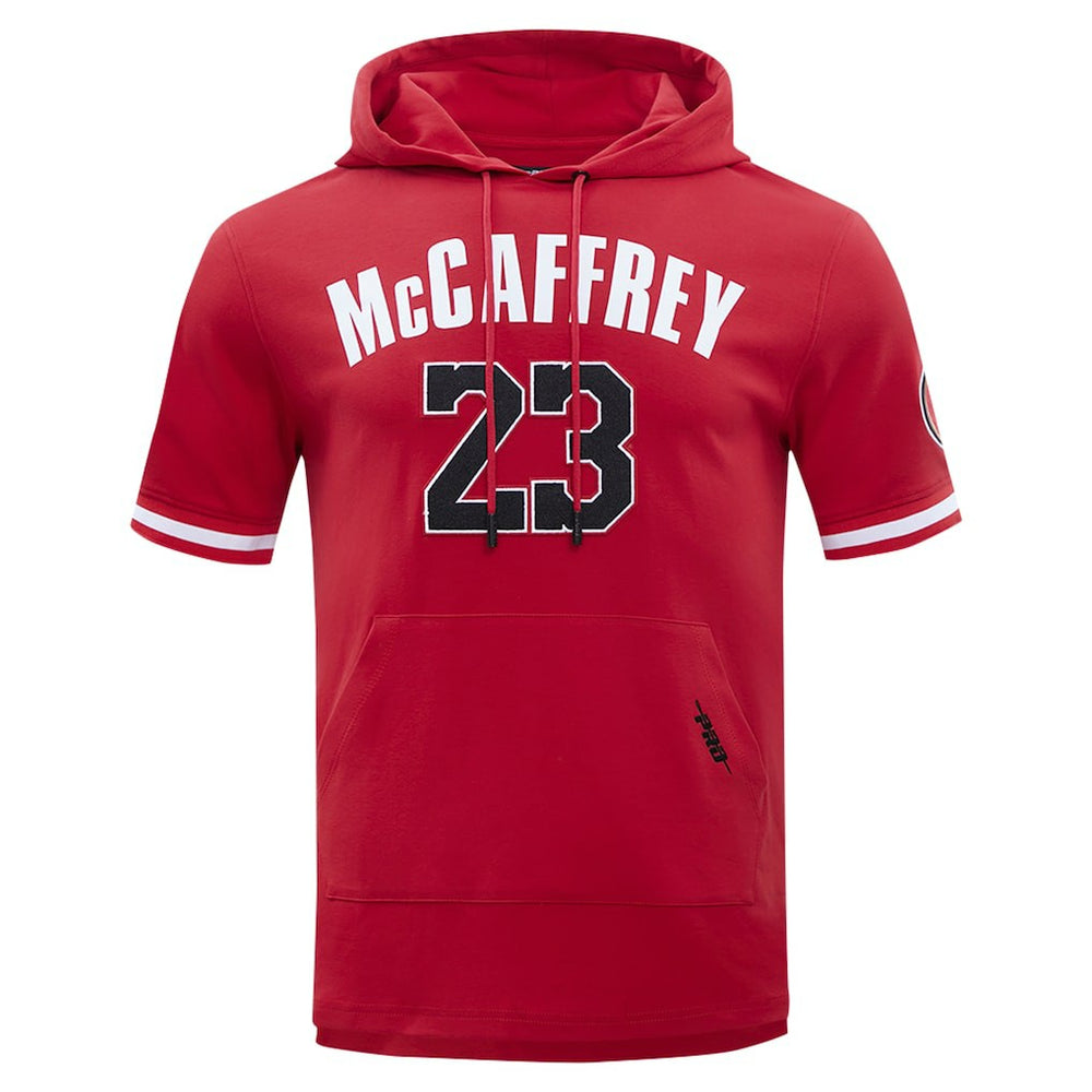 San Francisco 49ers  Christian McCaffrey  Pro Standard Player Name & Number Hoodie T-Shirt
