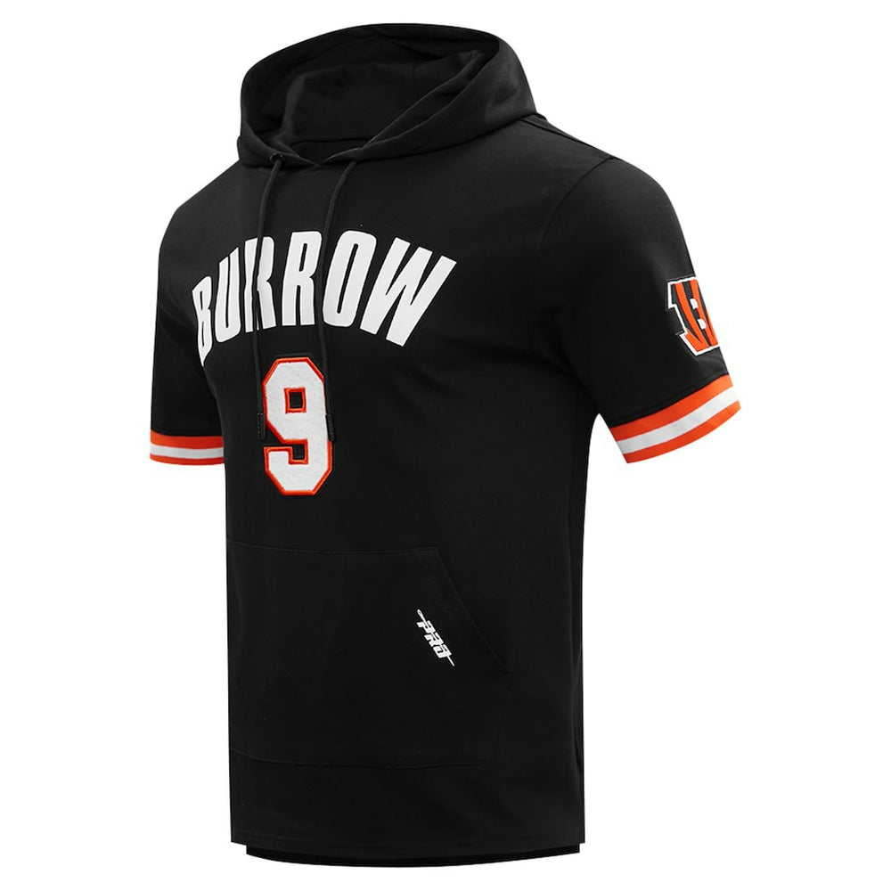 Cincinnati Bengals  Joe Burrow  Pro Standard Player Name & Number Hoodie T-Shirt