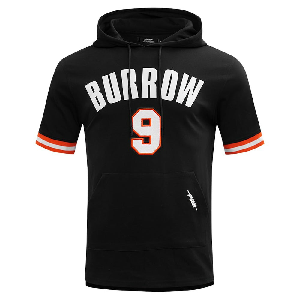 Cincinnati Bengals  Joe Burrow  Pro Standard Player Name & Number Hoodie T-Shirt