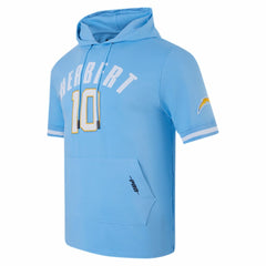 Los Angeles Chargers  Justin Herbert  Pro Standard Player Name & Number Hoodie T-Shirt