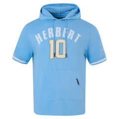 Los Angeles Chargers  Justin Herbert  Pro Standard Player Name & Number Hoodie T-Shirt