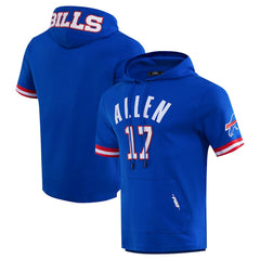 Buffalo Bills  Josh Allen  Pro Standard Player Name & Number Hoodie T-Shirt
