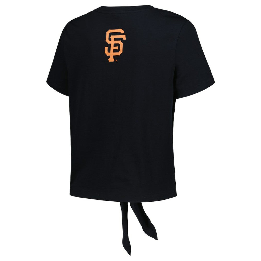 San Francisco Giants The Wild Collective Women's Twist Front T-Shirt | MLB Near me