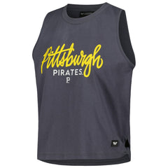 Pittsburgh Pirates The Wild Collective Women's Side Knot Tank Top | MLB US