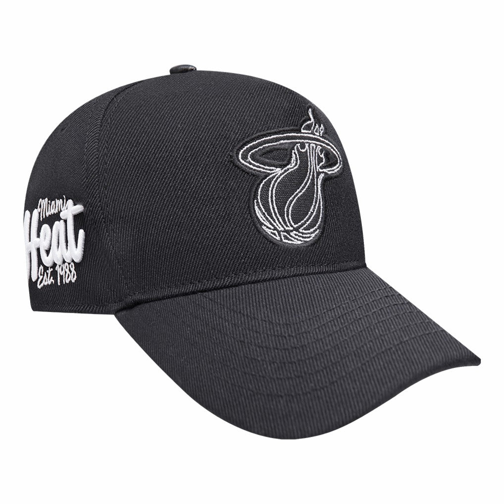 Miami Heat Pro Standard Paint the City Pinch Front Snapback Hat Discount