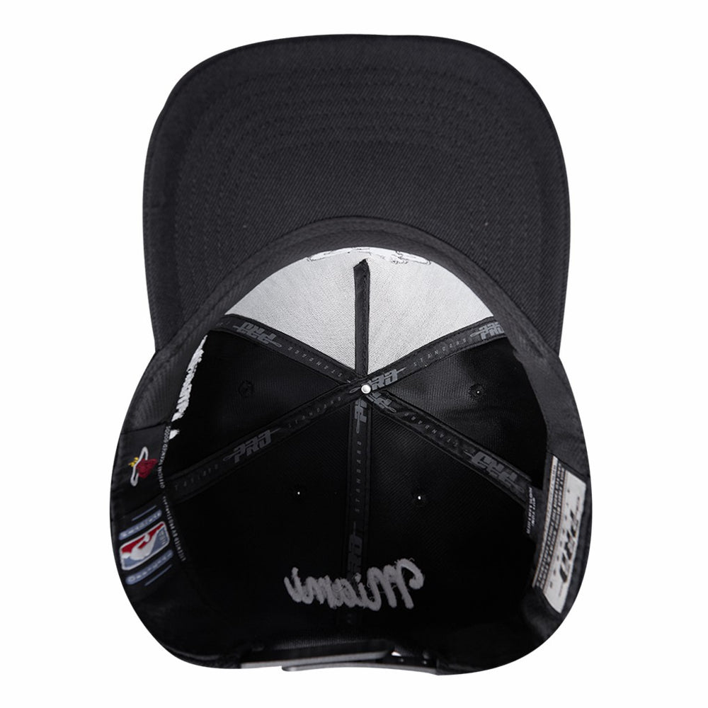 Miami Heat Pro Standard Paint the City Pinch Front Snapback Hat Discount
