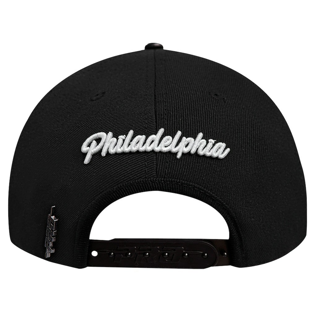 Philadelphia 76ers Pro Standard Paint the City Pinch Front Snapback Hat Online