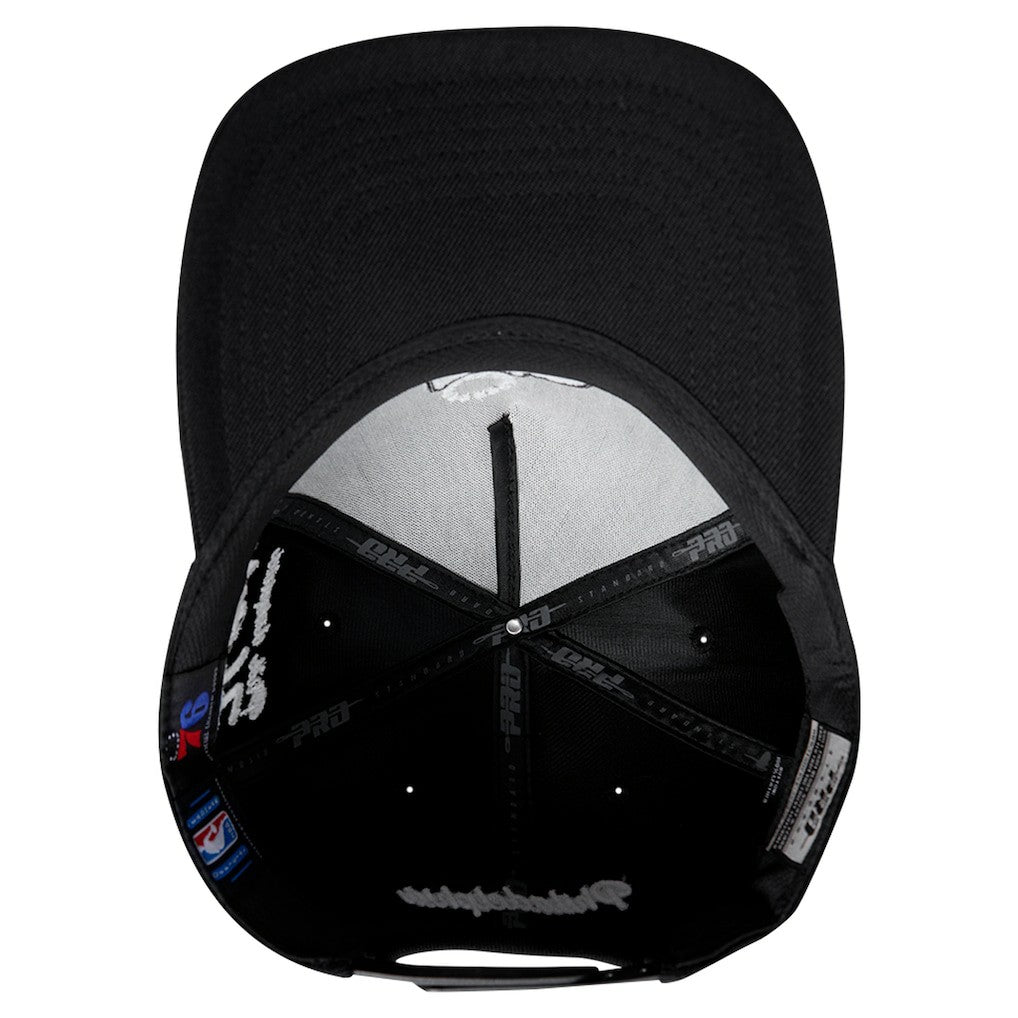 Philadelphia 76ers Pro Standard Paint the City Pinch Front Snapback Hat Online
