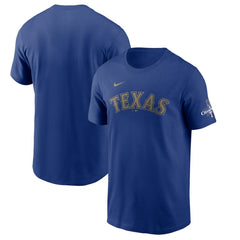 Texas Rangers Nike 2024 Gold Collection Wordmark T-Shirt | MLB Outlet
