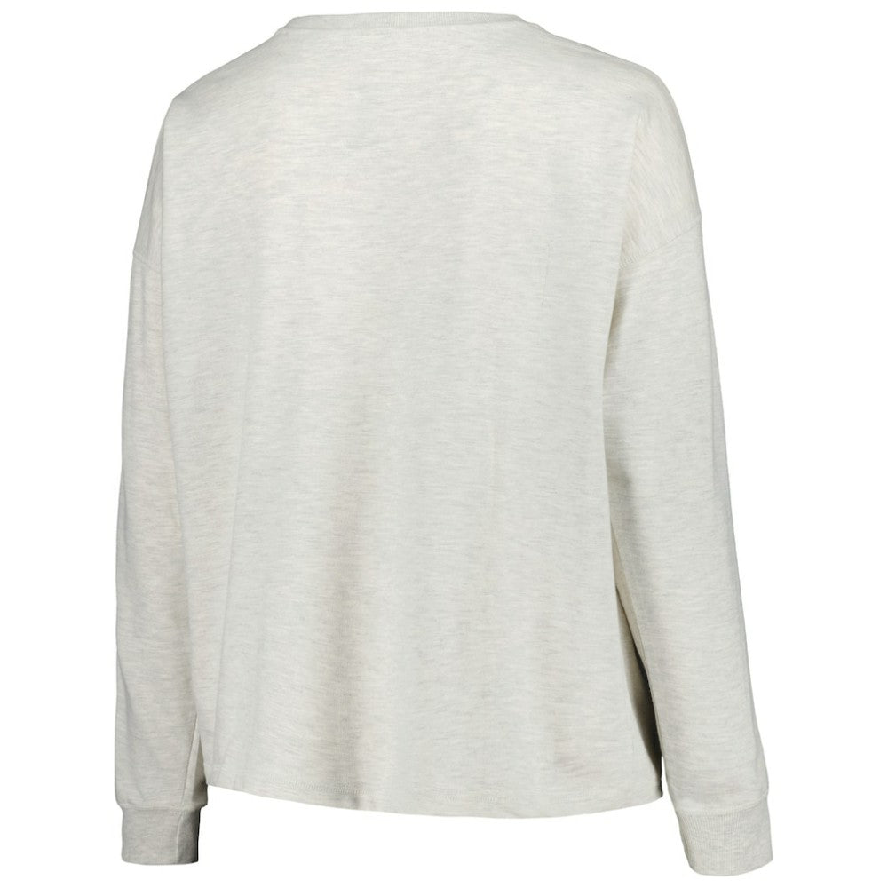 Atlanta Braves Profile Women's Plus Size French Terry Pullover Sweatshirt | MLB Near me