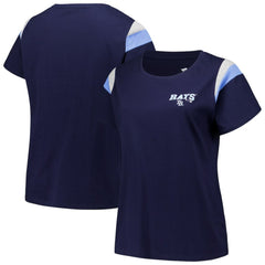 Tampa Bay Rays Profile Women's Plus Size Scoop Neck T-Shirt | MLB Sale