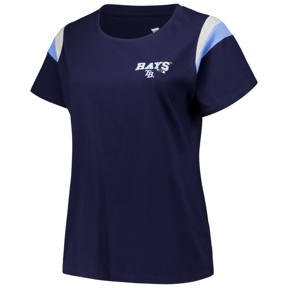 Tampa Bay Rays Profile Women's Plus Size Scoop Neck T-Shirt | MLB Sale