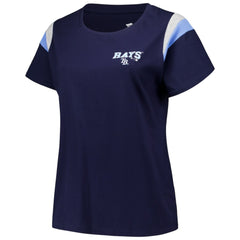 Tampa Bay Rays Profile Women's Plus Size Scoop Neck T-Shirt | MLB Sale