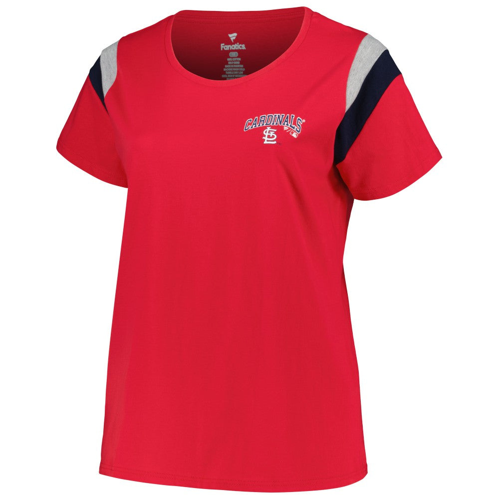 St. Louis Cardinals Profile Women's Plus Size Scoop Neck T-Shirt | MLB Shop