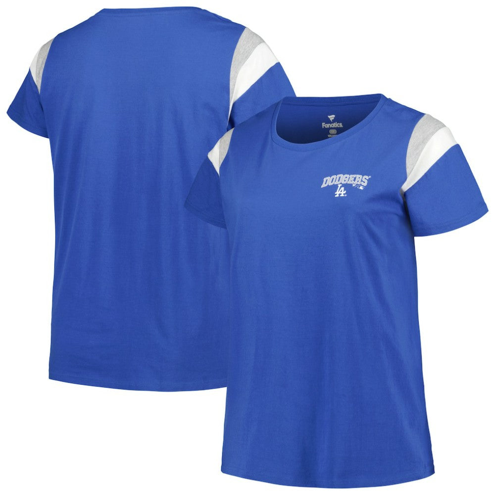 Los Angeles Dodgers Profile Women's Plus Size Scoop Neck T-Shirt | MLB Near me
