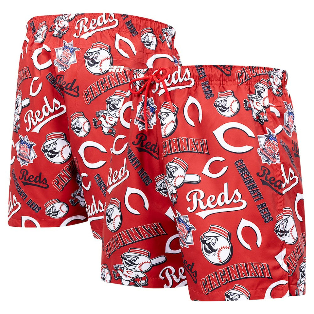 Cincinnati Reds Pro Standard Toss Logo Woven Shorts | MLB New