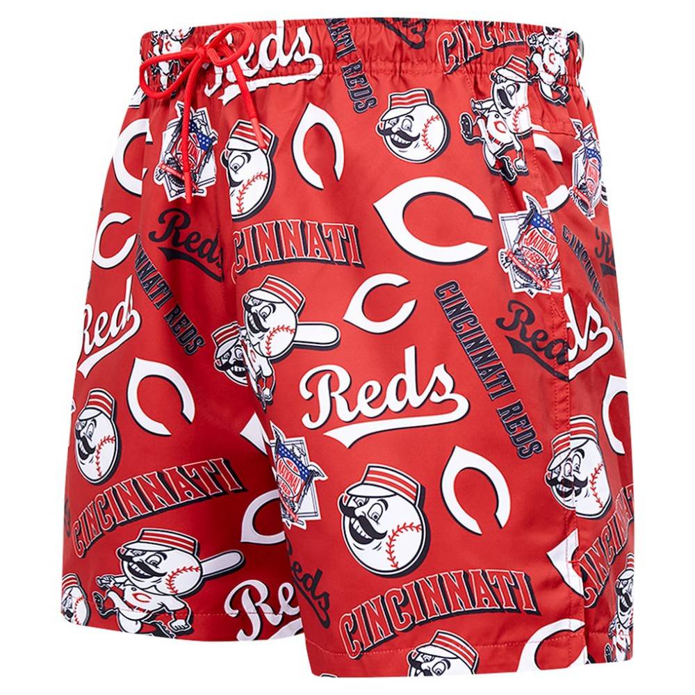 Cincinnati Reds Pro Standard Toss Logo Woven Shorts | MLB New