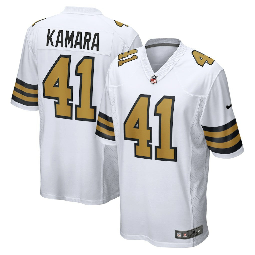 New Orleans Saints Nike Alvin Kamara  Alternate Game Jersey