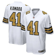 New Orleans Saints Nike Alvin Kamara  Alternate Game Jersey