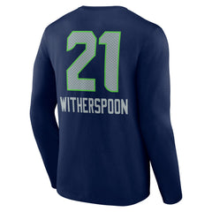 Seattle Seahawks  Devon Witherspoon  Team Wordmark Player Name & Number Long Sleeve T-Shirt