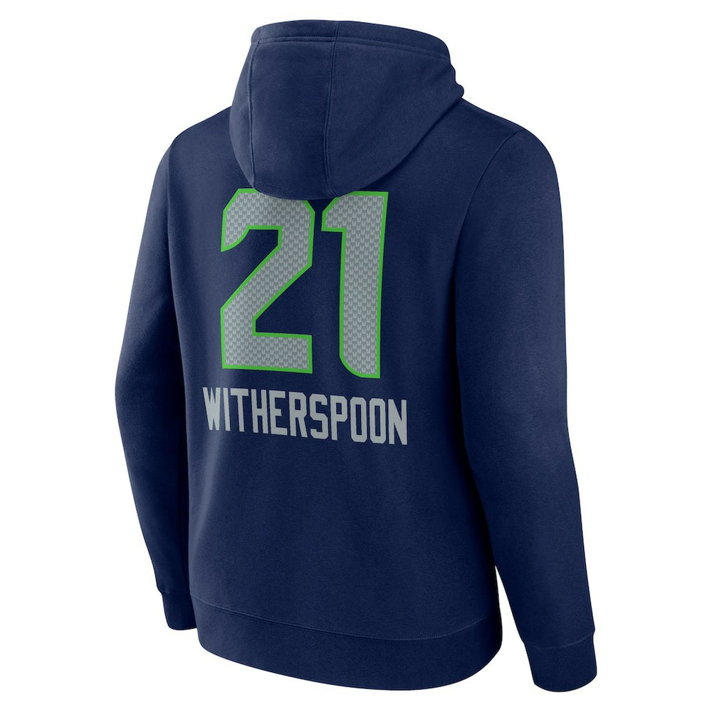 Seattle Seahawks  Devon Witherspoon  Team Wordmark Player Name & Number Pullover Hoodie