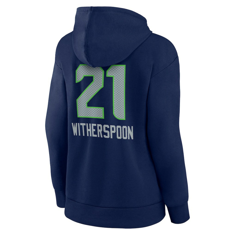 Seattle Seahawks  Devon Witherspoon  Women's Team Wordmark Player Name & Number Pullover Hoodie