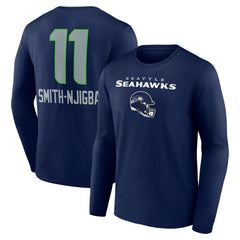 Seattle Seahawks  Jaxon Smith-Njigba  Team Wordmark Player Name & Number Long Sleeve T-Shirt