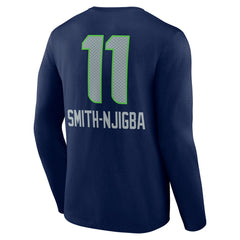 Seattle Seahawks  Jaxon Smith-Njigba  Team Wordmark Player Name & Number Long Sleeve T-Shirt